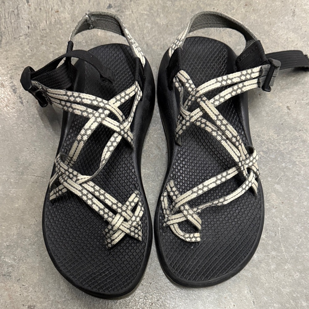 Chaco Black and White Women's Sandals